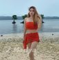 Lady in red